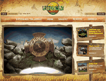 Tablet Screenshot of junglerestaurant.net